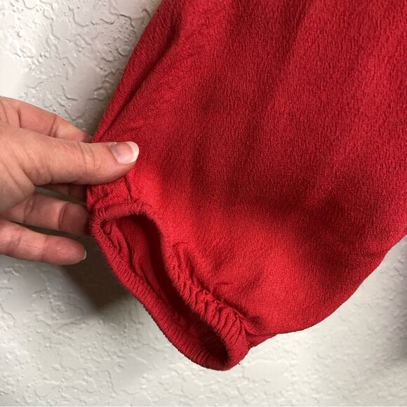 J Jill bright pink cold shoulder long sleeve top size Large - Picture 11 of 15